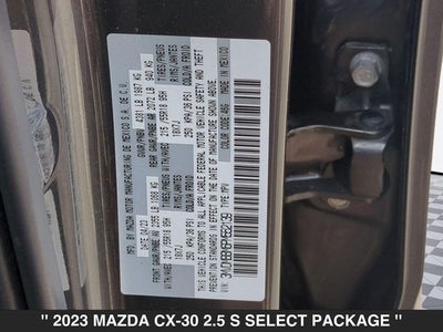 2023 Mazda CX-30 2.5 S Select Package