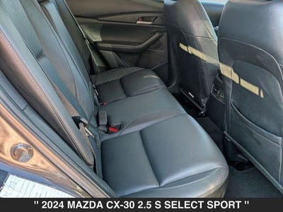 2024 Mazda MAZDA CX-30 2.5 S Select Sport