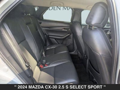 2024 Mazda CX-30 2.5 S Select Sport