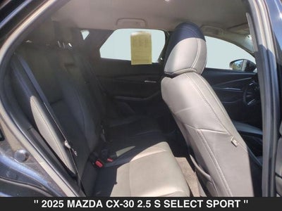 2025 Mazda CX-30 2.5 S Select Sport