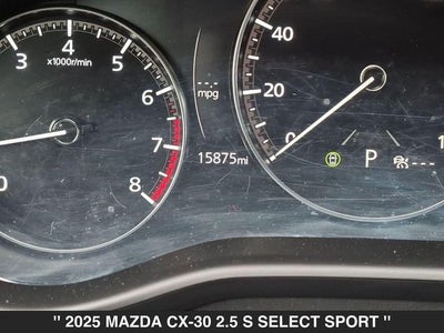 2025 Mazda MAZDA CX-30 2.5 S Select Sport