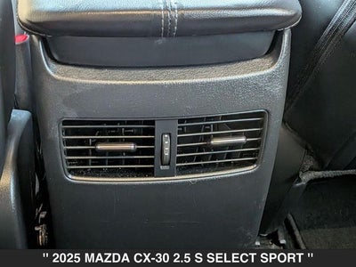 2025 Mazda MAZDA CX-30 2.5 S Select Sport