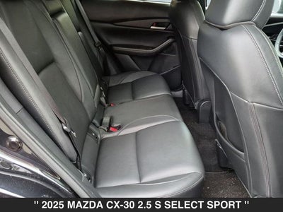 2025 Mazda MAZDA CX-30 2.5 S Select Sport