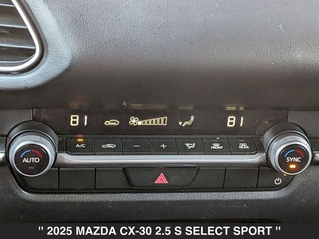 2025 Mazda MAZDA CX-30 2.5 S Select Sport