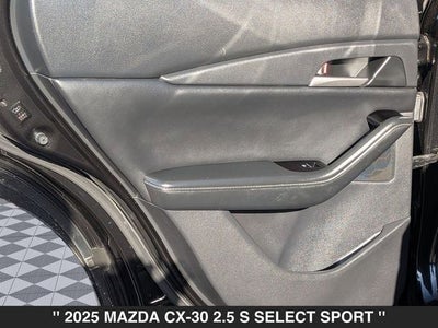 2025 Mazda MAZDA CX-30 2.5 S Select Sport