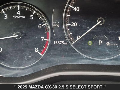2025 Mazda MAZDA CX-30 2.5 S Select Sport