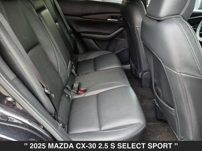 2025 Mazda MAZDA CX-30 2.5 S Select Sport
