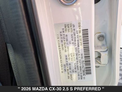 2026 Mazda CX-30 2.5 S Preferred