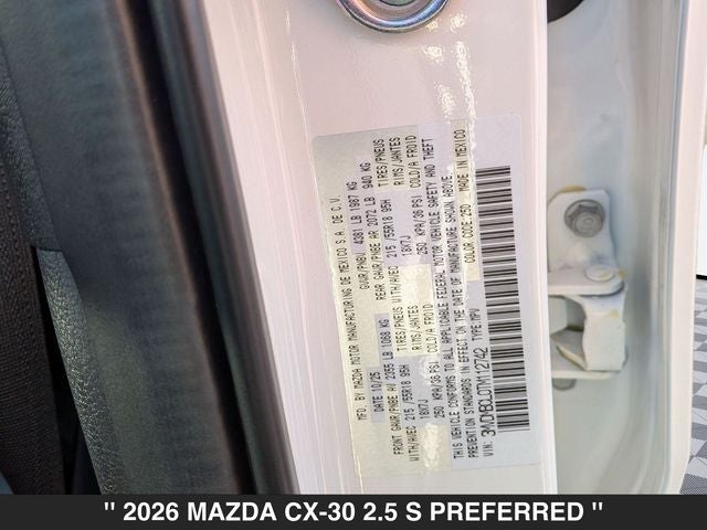 2026 Mazda CX-30 2.5 S Preferred