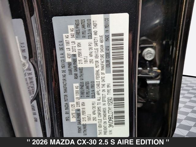 2026 Mazda CX-30 2.5 S Aire Edition