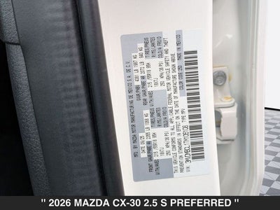 2026 Mazda CX-30 2.5 S Preferred