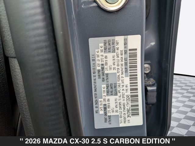 2026 Mazda CX-30 2.5 S Carbon Edition