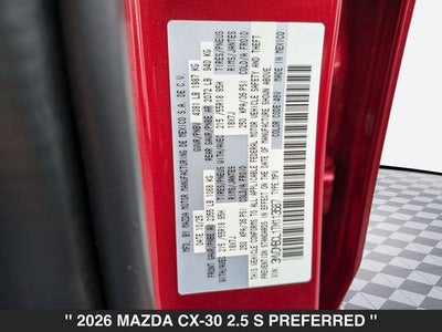 2026 Mazda CX-30 2.5 S Preferred