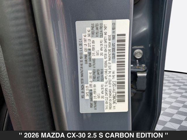 2026 Mazda CX-30 2.5 S Carbon Edition