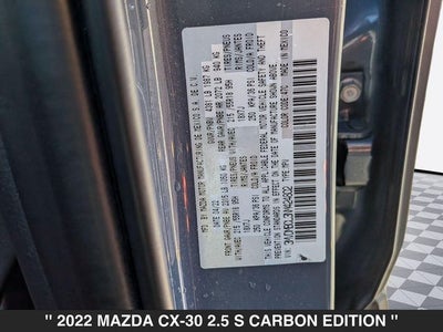2022 Mazda CX-30 2.5 S Carbon Edition