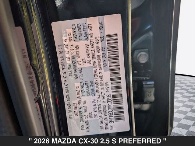 2026 Mazda CX-30 2.5 S Preferred AWD