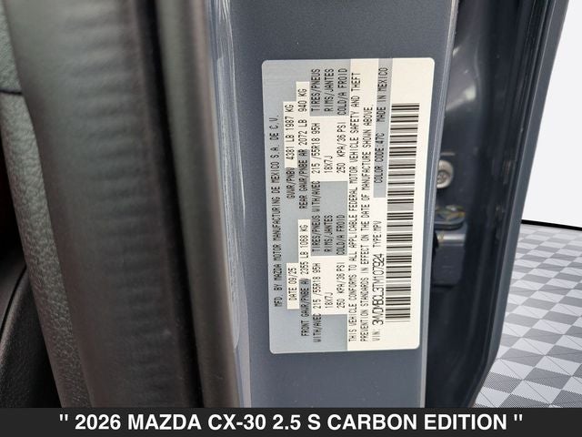 2026 Mazda CX-30 2.5 S Carbon Edition