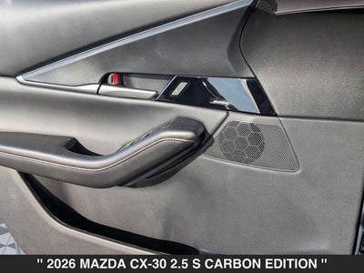 2026 Mazda CX-30 2.5 S Carbon Edition