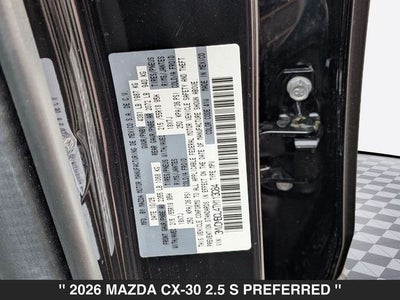 2026 Mazda CX-30 2.5 S Preferred
