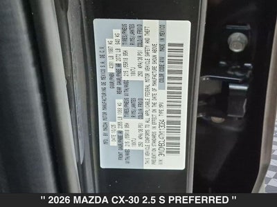 2026 Mazda CX-30 2.5 S Preferred AWD