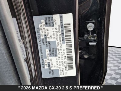 2026 Mazda CX-30 2.5 S Preferred AWD