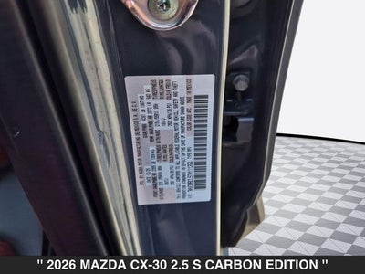 2026 Mazda CX-30 2.5 S Carbon Edition AWD