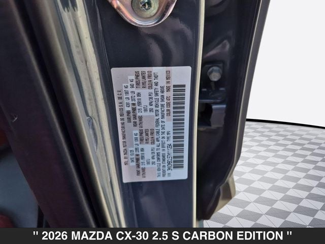 2026 Mazda CX-30 2.5 S Carbon Edition AWD