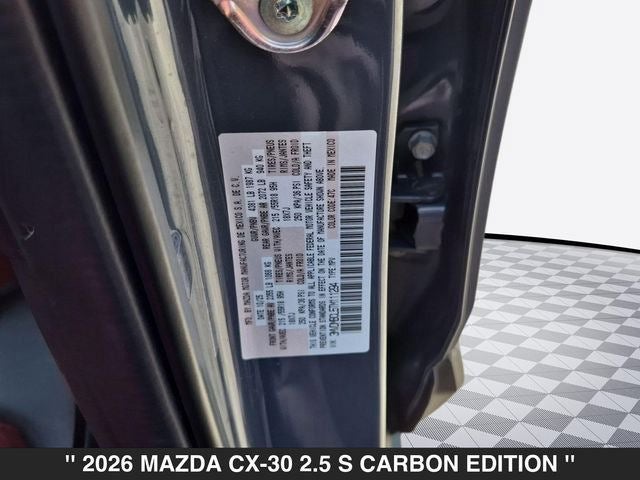 2026 Mazda CX-30 2.5 S Carbon Edition AWD