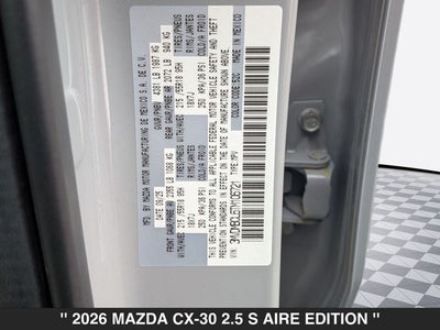 2026 Mazda CX-30 2.5 S Aire Edition