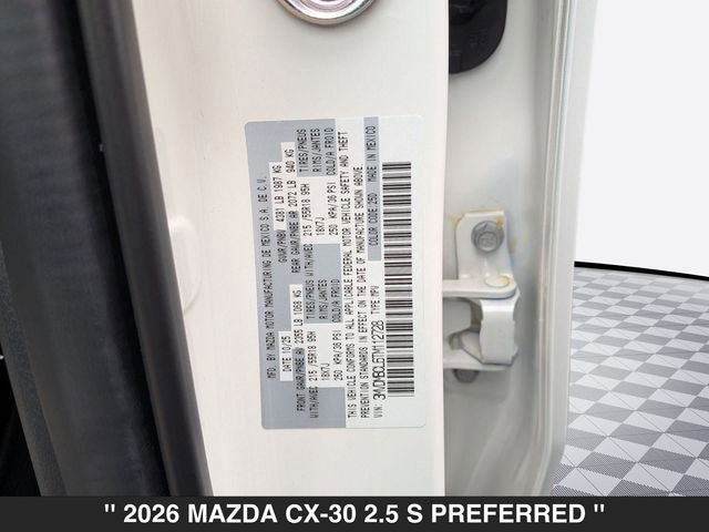 2026 Mazda CX-30 2.5 S Preferred AWD