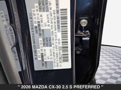 2026 Mazda CX-30 2.5 S Preferred AWD