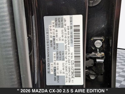 2026 Mazda CX-30 2.5 S Aire Edition