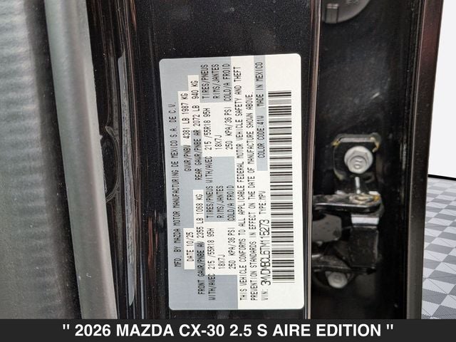 2026 Mazda CX-30 2.5 S Aire Edition