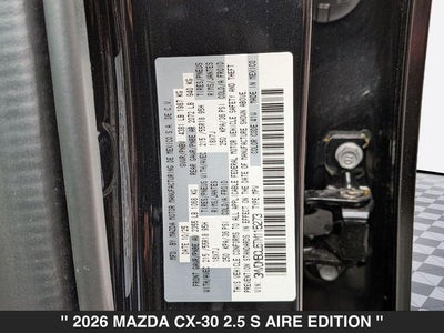 2026 Mazda CX-30 2.5 S Aire Edition