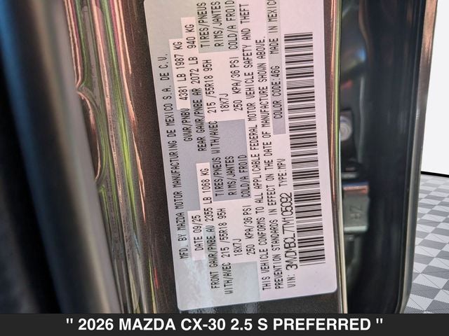 2026 Mazda CX-30 2.5 S Preferred