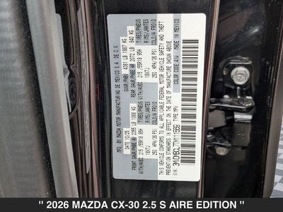 2026 Mazda CX-30 2.5 S Aire Edition