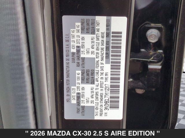 2026 Mazda CX-30 2.5 S Aire Edition