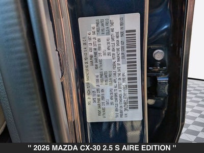 2026 Mazda CX-30 2.5 S Aire Edition