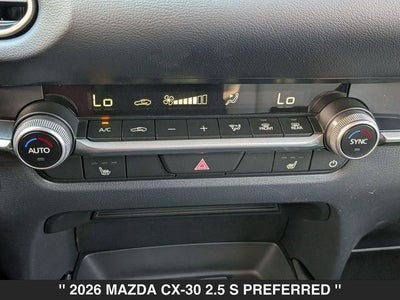 2026 Mazda CX-30 2.5 S Preferred AWD