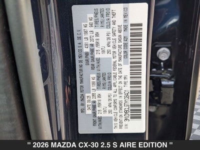 2026 Mazda CX-30 2.5 S Aire Edition