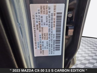2023 Mazda CX-30 2.5 S Carbon Edition