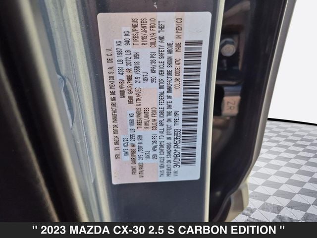 2023 Mazda CX-30 2.5 S Carbon Edition