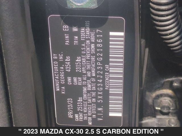 2023 Mazda CX-30 2.5 S Carbon Edition