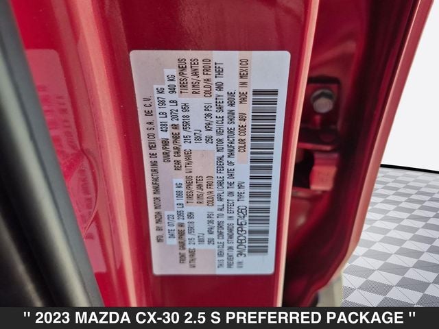 2023 Mazda CX-30 2.5 S Preferred Package