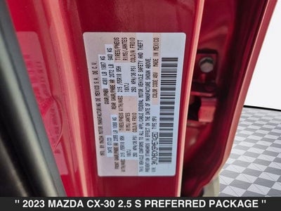 2023 Mazda CX-30 2.5 S Preferred Package
