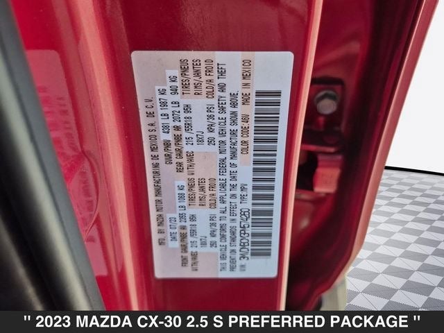 2023 Mazda CX-30 2.5 S Preferred Package