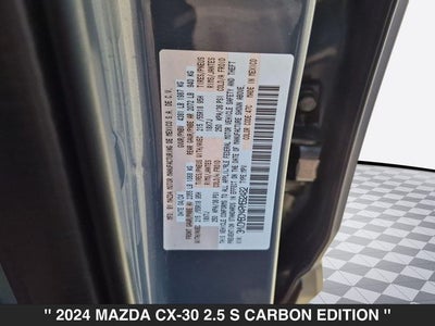 2024 Mazda CX-30 2.5 S Carbon Edition