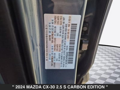 2024 Mazda CX-30 2.5 S Carbon Edition