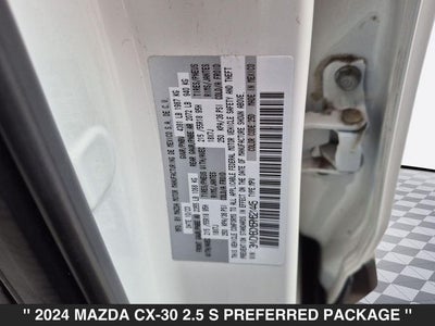 2024 Mazda CX-30 2.5 S Preferred Package