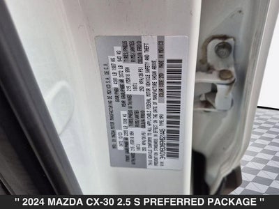 2024 Mazda CX-30 2.5 S Preferred Package